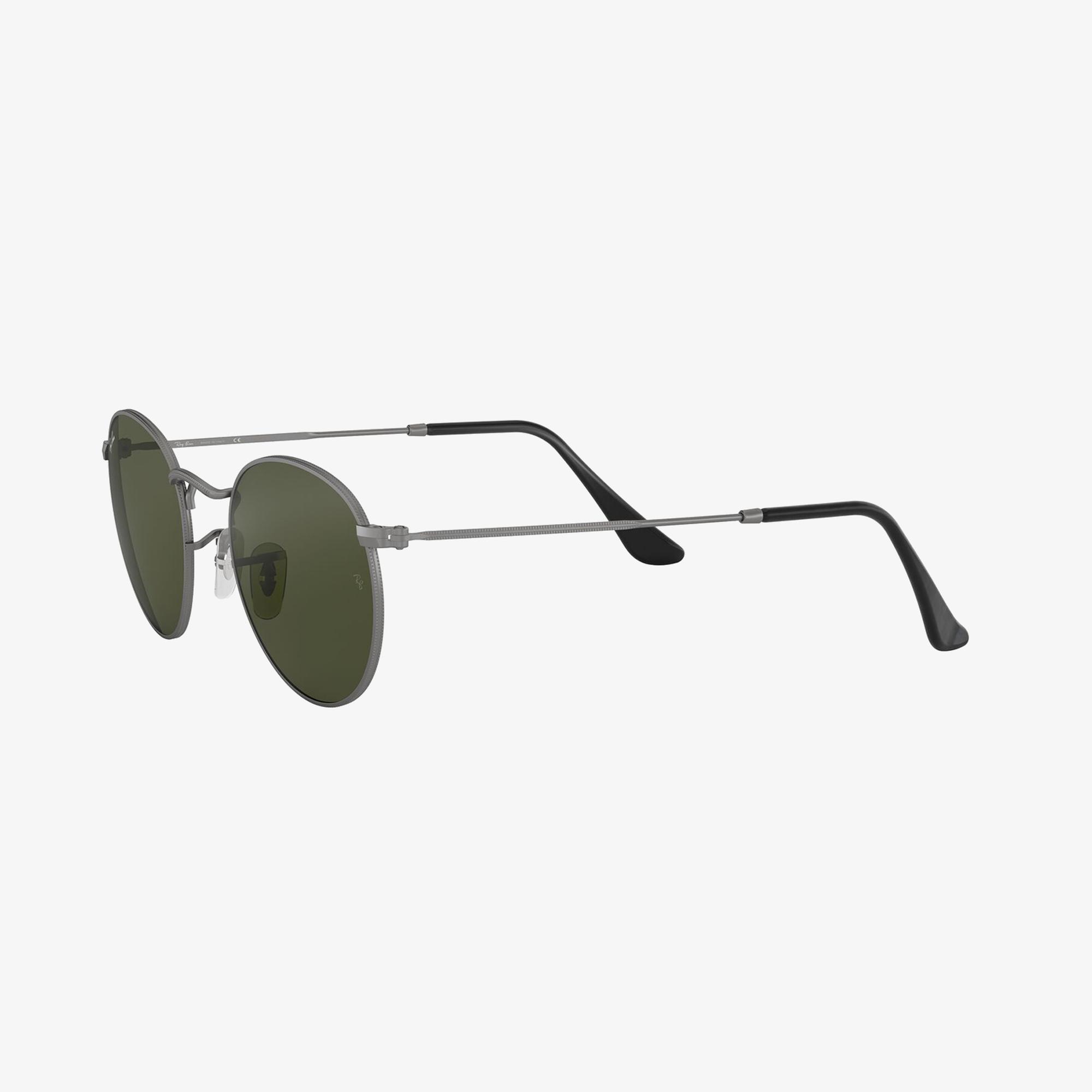 RAY-BAN 0RB3447 Round Metal Erkek Mat Gunmetal Güneş Gözlüğü
