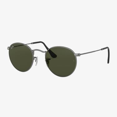  RAY-BAN 0RB3447 Round Metal Erkek Mat Gunmetal Güneş Gözlüğü