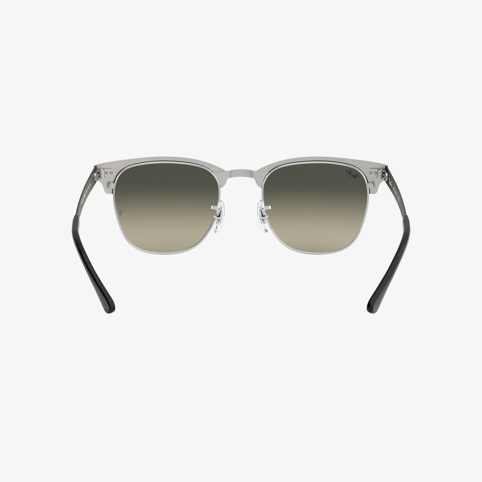 RAY-BAN 0RB3716 Clubmaster Metal Unisex Silver Siyah Güneş Gözlüğü