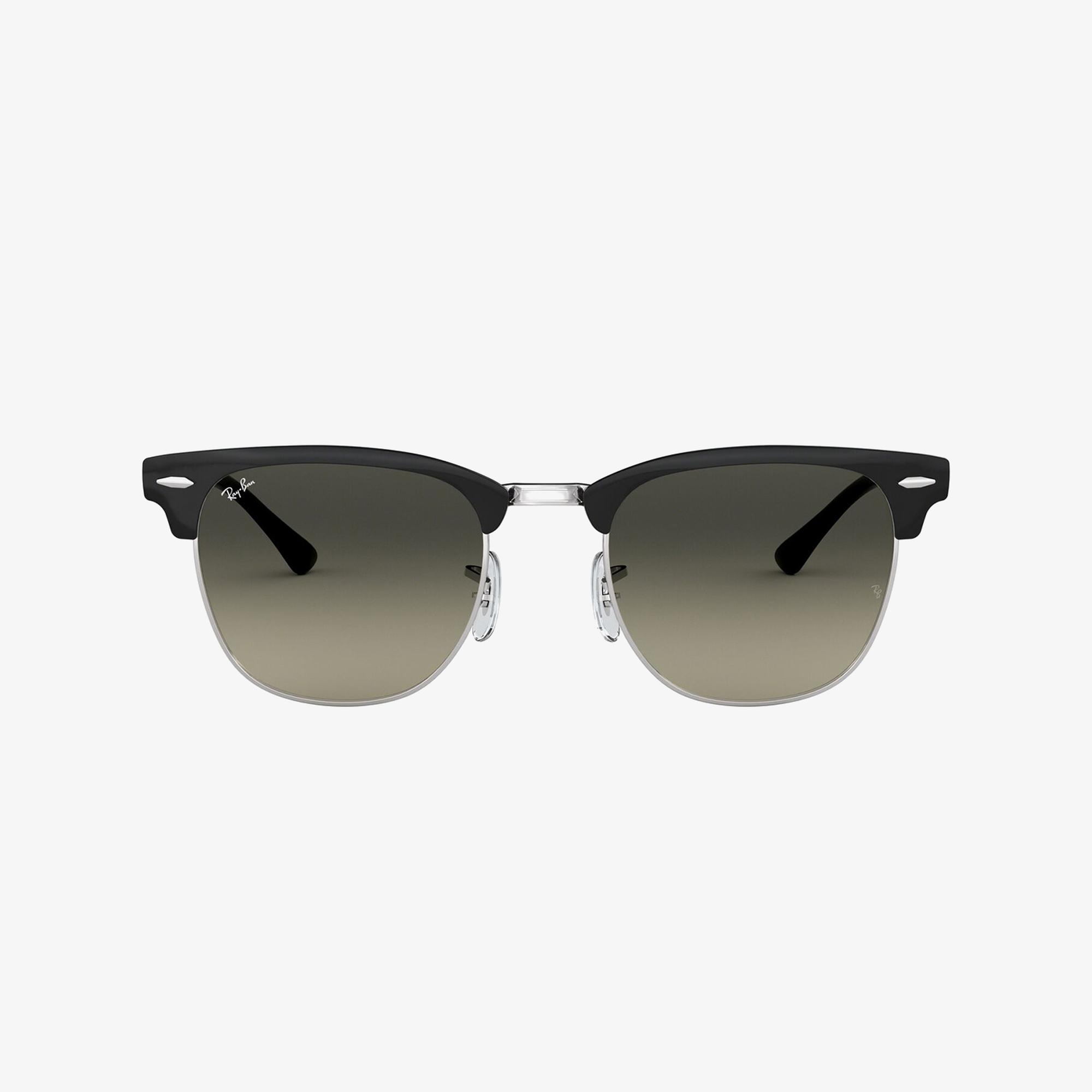 RAY-BAN 0RB3716 Clubmaster Metal Unisex Silver Siyah Güneş Gözlüğü