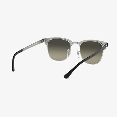  RAY-BAN 0RB3716 Clubmaster Metal Unisex Silver Siyah Güneş Gözlüğü