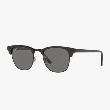  RAY-BAN 0RB3016 Clubmaster Unisex Top Wrinkled On Siyah Güneş Gözlüğü