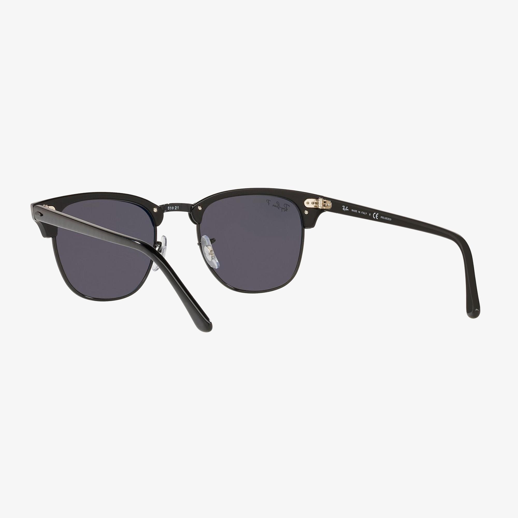 RAY-BAN 0RB3016 Clubmaster Unisex Top Wrinkled On Siyah Güneş Gözlüğü