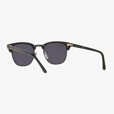  RAY-BAN 0RB3016 Clubmaster Unisex Top Wrinkled On Siyah Güneş Gözlüğü