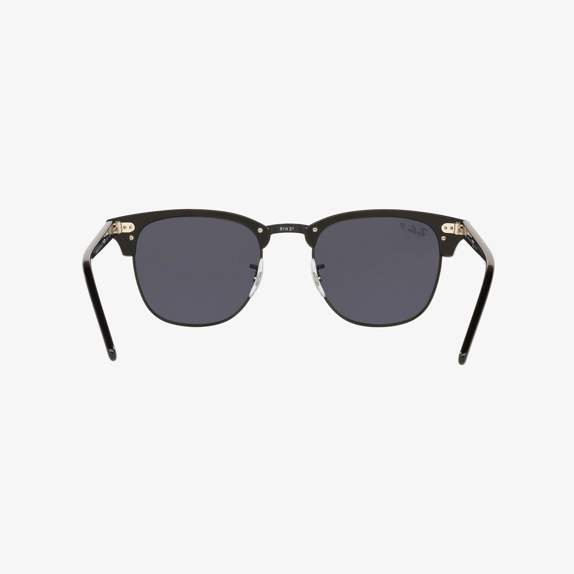 RAY-BAN 0RB3016 Clubmaster Unisex Top Wrinkled On Siyah Güneş Gözlüğü