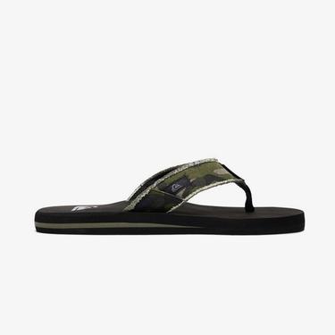  Quiksilver Monkey Abyss Erkek Siyah Günlük Terlik