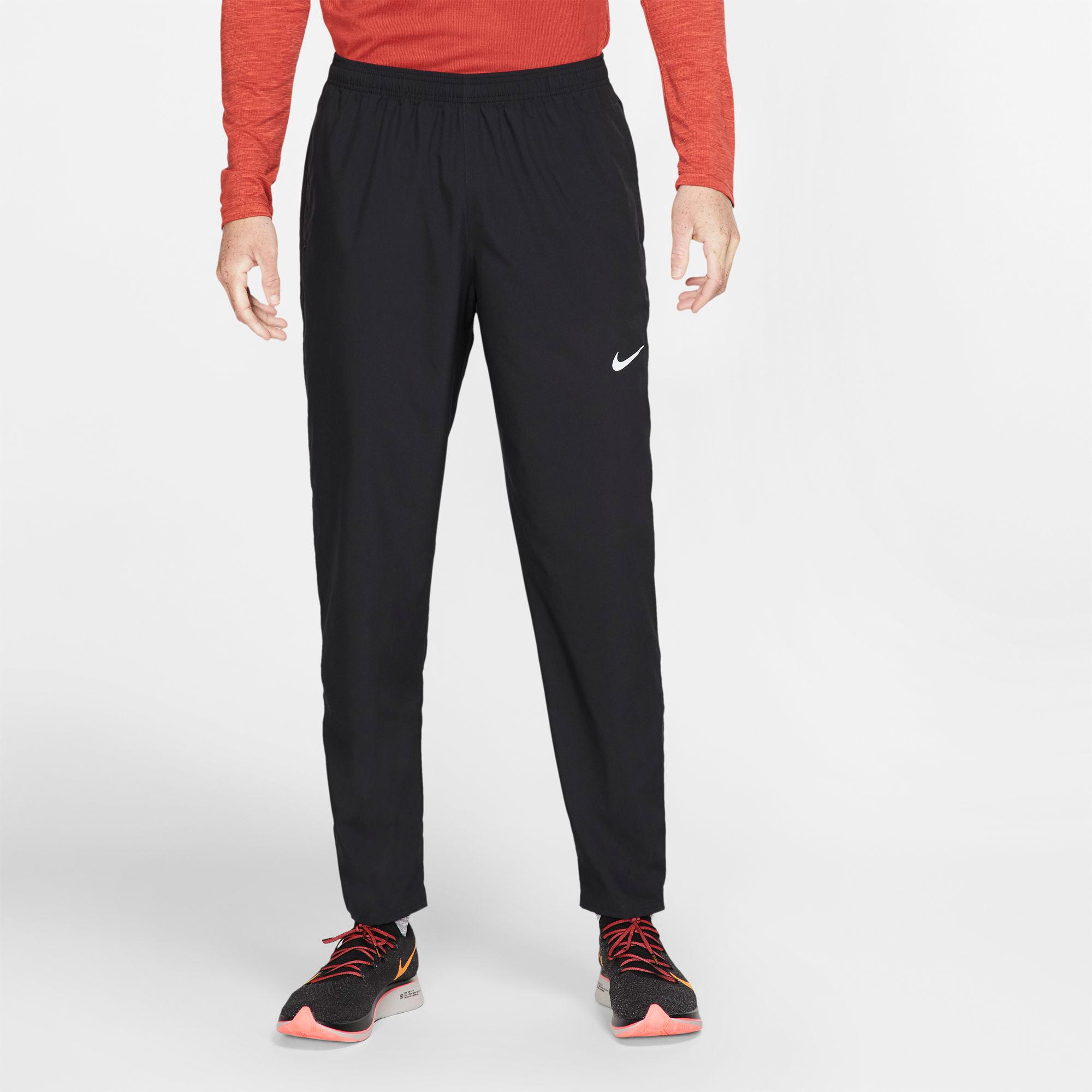Nike Dri-FIT Run Stripe Wvn Erkek Siyah Eşofman Altı