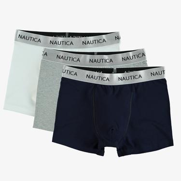  Nautica Erkek Renkli 3Lü Boxer
