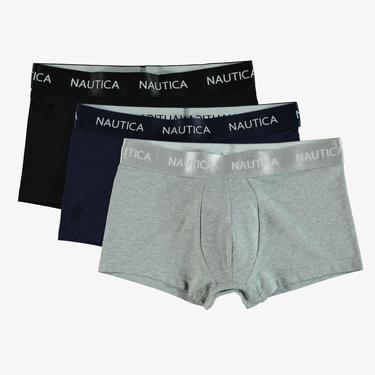 Nautica Erkek Renkli 3Lü Boxer