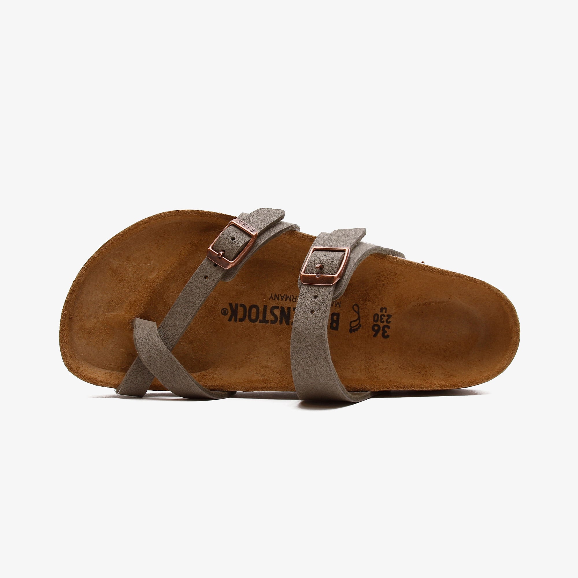 Birkenstock Mayari BF Kadın Taş Nubuk Terlik - Görsel 5
