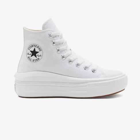  Converse Chuck Taylor All Star Move Platform Hi Kadın Beyaz Sneaker