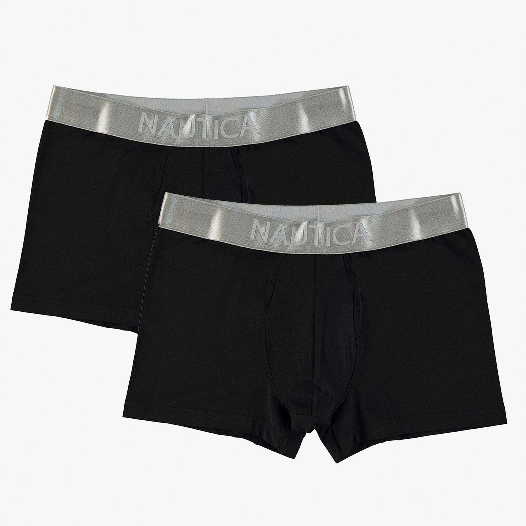 Nautica 2'li Erkek Siyah Boxer