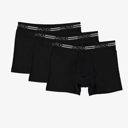  Nautica Erkek Siyah 3Lü Boxer