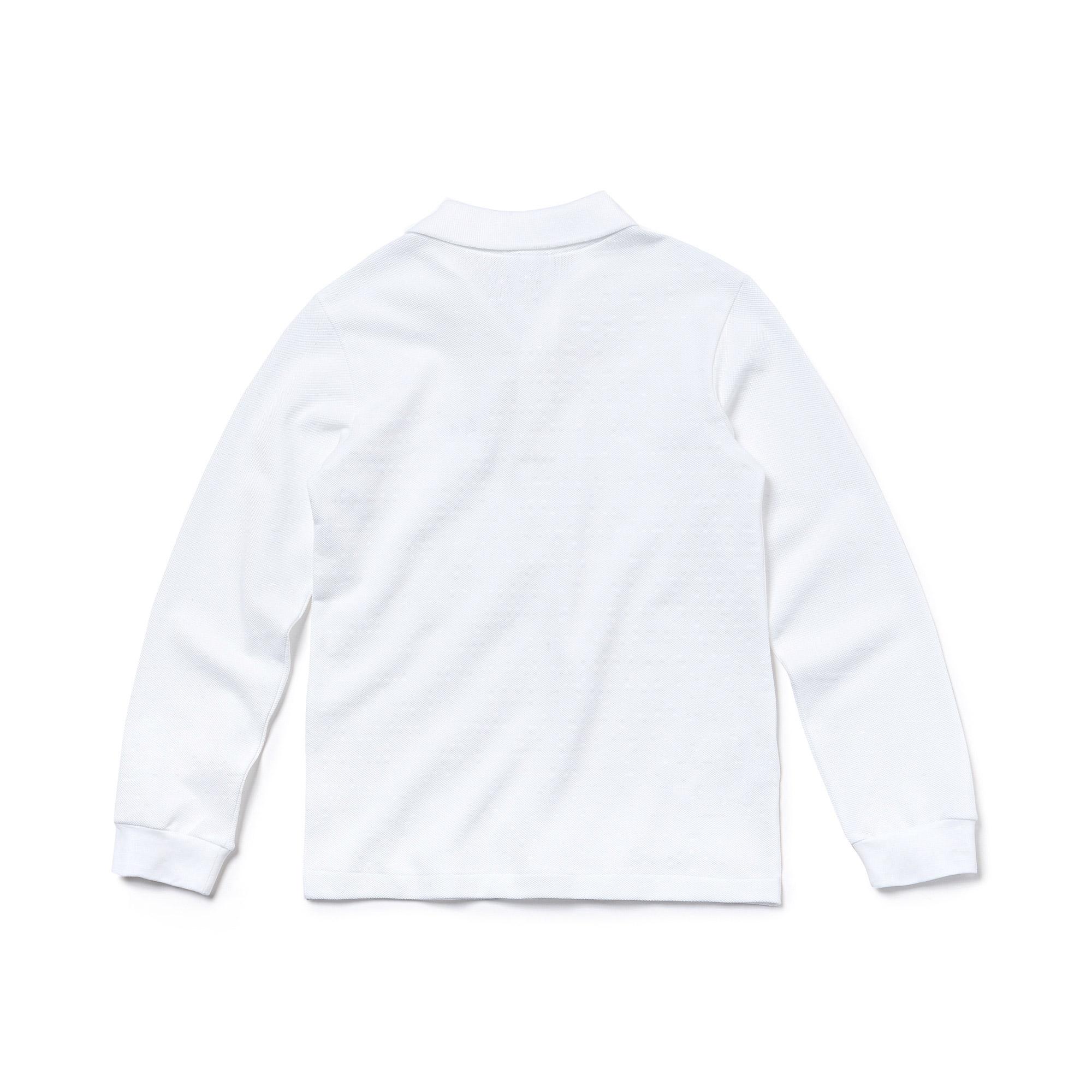 Lacoste Erkek Çocuk Regular Fit Uzun Kollu Beyaz Polo