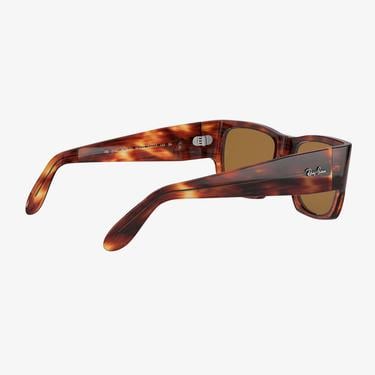  RAY-BAN 0RB2187 Wayfarer Nomad Unisex Striped Havana Güneş Gözlüğü