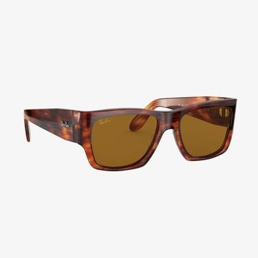  RAY-BAN 0RB2187 Wayfarer Nomad Unisex Striped Havana Güneş Gözlüğü