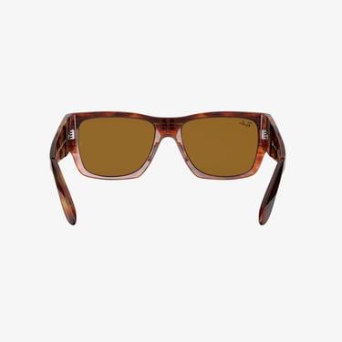  RAY-BAN 0RB2187 Wayfarer Nomad Unisex Striped Havana Güneş Gözlüğü