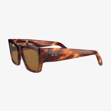  RAY-BAN 0RB2187 Wayfarer Nomad Unisex Striped Havana Güneş Gözlüğü