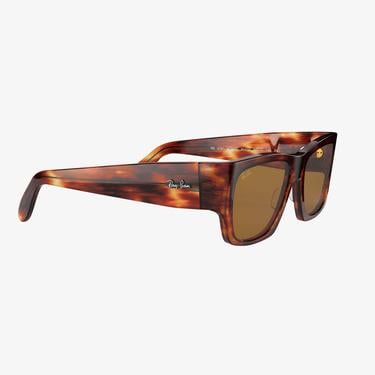  RAY-BAN 0RB2187 Wayfarer Nomad Unisex Striped Havana Güneş Gözlüğü