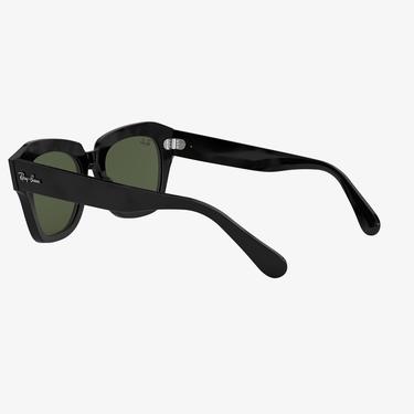  RAY-BAN 0RB2186 State Street Unisex Siyah Kare Güneş Gözlüğü