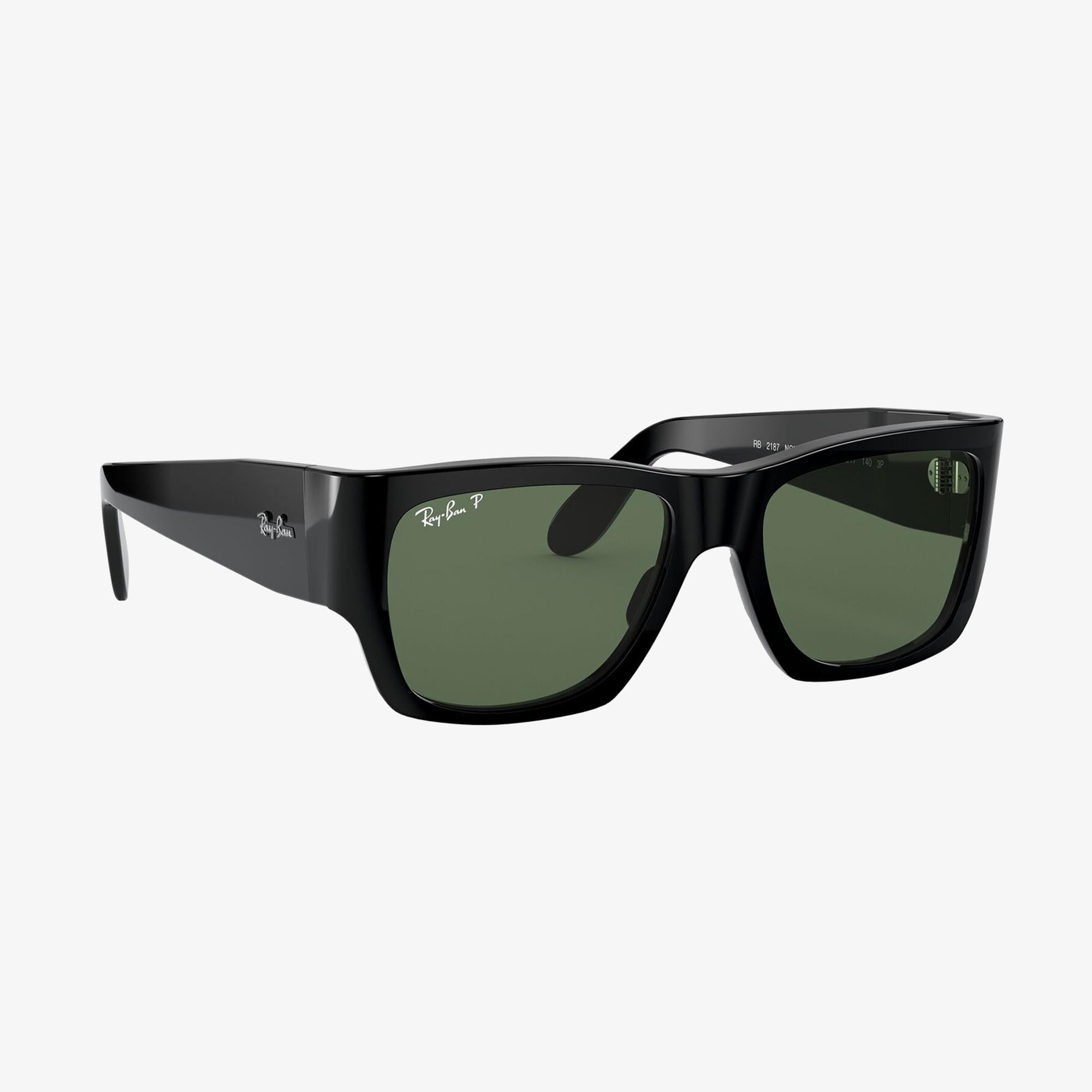 RAY-BAN 0RB2187 Wayfarer Nomad Unisex Shiny Siyah Güneş Gözlüğü