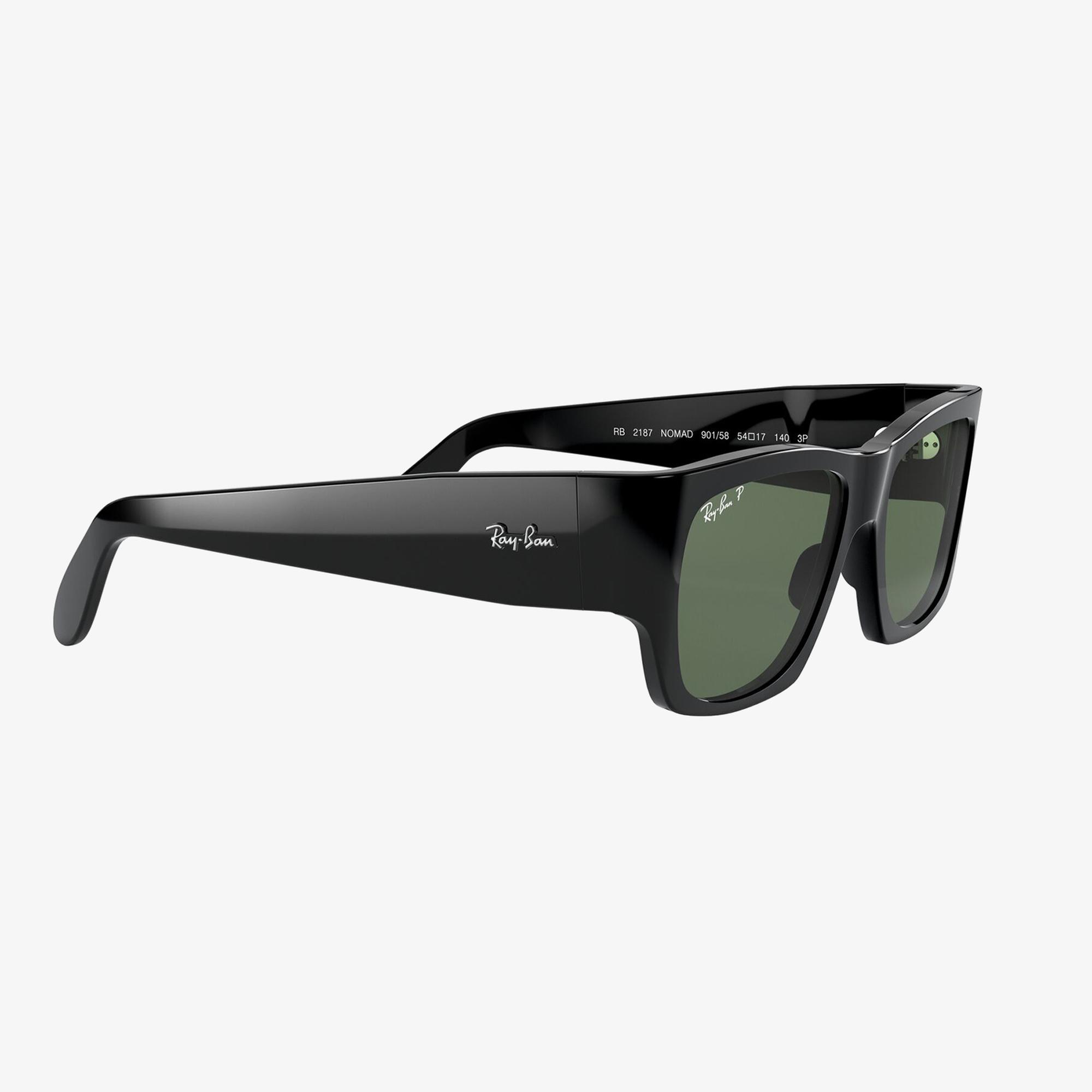 RAY-BAN 0RB2187 Wayfarer Nomad Unisex Shiny Siyah Güneş Gözlüğü