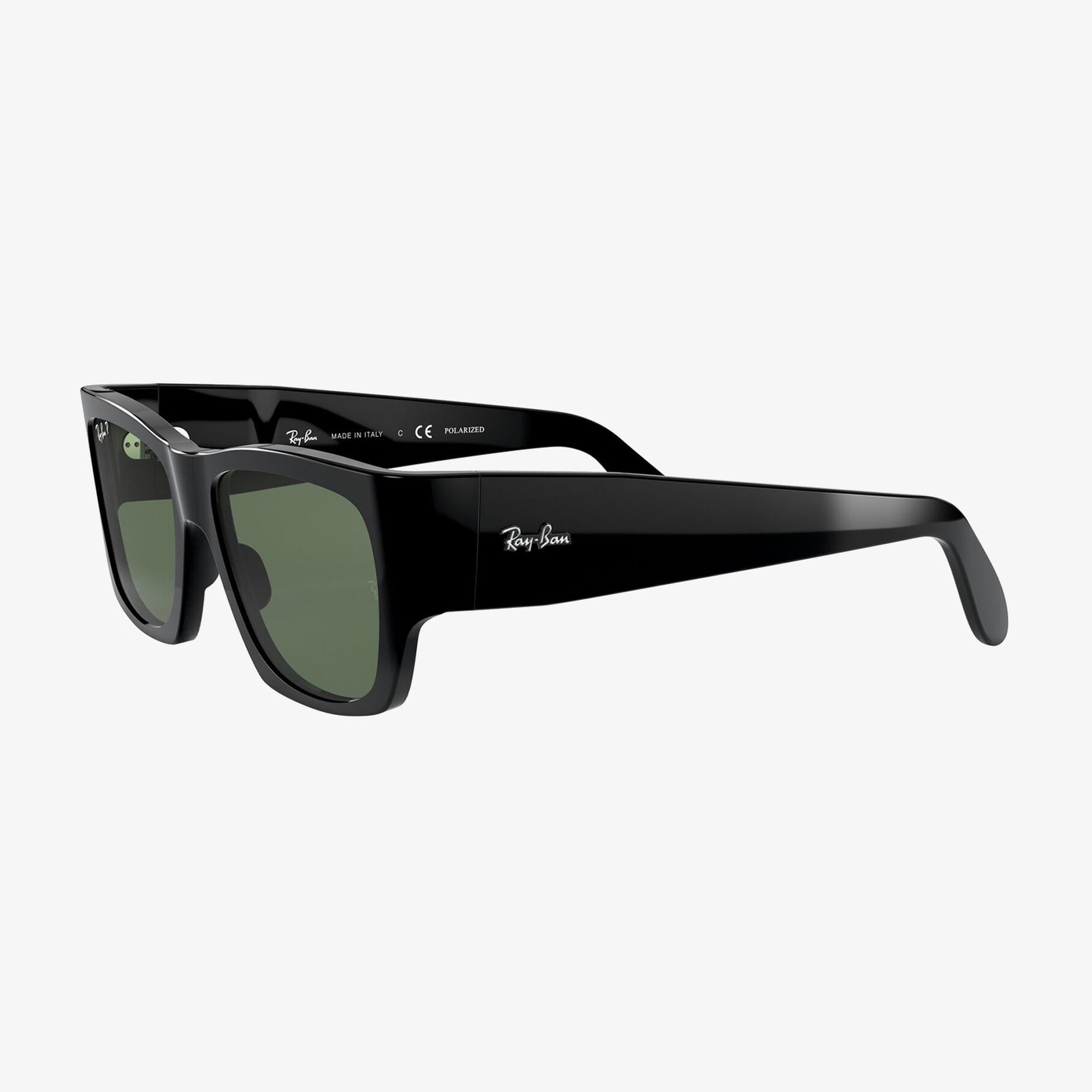RAY-BAN 0RB2187 Wayfarer Nomad Unisex Shiny Siyah Güneş Gözlüğü