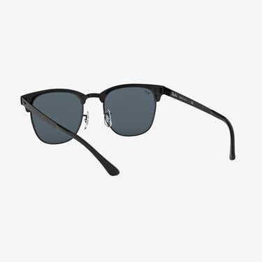 RAY-BAN 0RB3716 Clubmaster Metal Unisex Shiny Siyah Top Mat Güneş Gözlüğü
