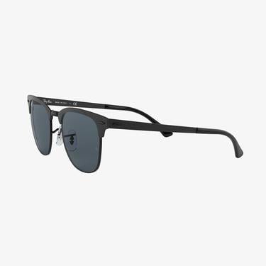  RAY-BAN 0RB3716 Clubmaster Metal Unisex Shiny Siyah Top Mat Güneş Gözlüğü