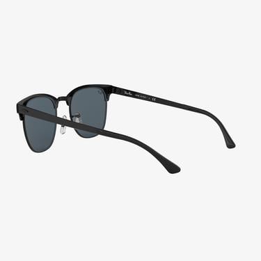 RAY-BAN 0RB3716 Clubmaster Metal Unisex Shiny Siyah Top Mat Güneş Gözlüğü