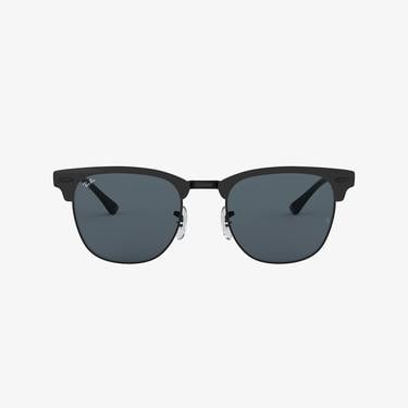  RAY-BAN 0RB3716 Clubmaster Metal Unisex Shiny Siyah Top Mat Güneş Gözlüğü
