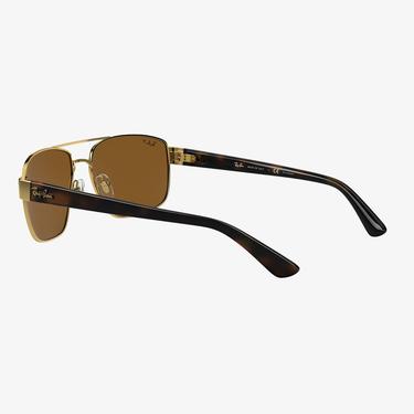  RAY-BAN 0RB3663 Erkek Shiny Altın Rengi Güneş Gözlüğü