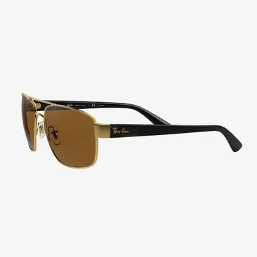  RAY-BAN 0RB3663 Erkek Shiny Altın Rengi Güneş Gözlüğü