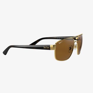  RAY-BAN 0RB3663 Erkek Shiny Altın Rengi Güneş Gözlüğü