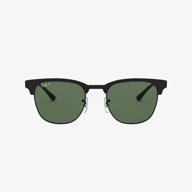  RAY-BAN 0RB3716 Clubmaster Metal Unisex Siyah Top Mat Güneş Gözlüğü