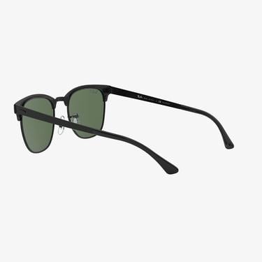  RAY-BAN 0RB3716 Clubmaster Metal Unisex Siyah Top Mat Güneş Gözlüğü