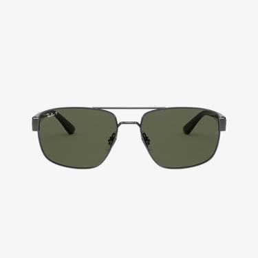  RAY-BAN 0RB3663 Erkek Shiny GunMetal Güneş Gözlüğü