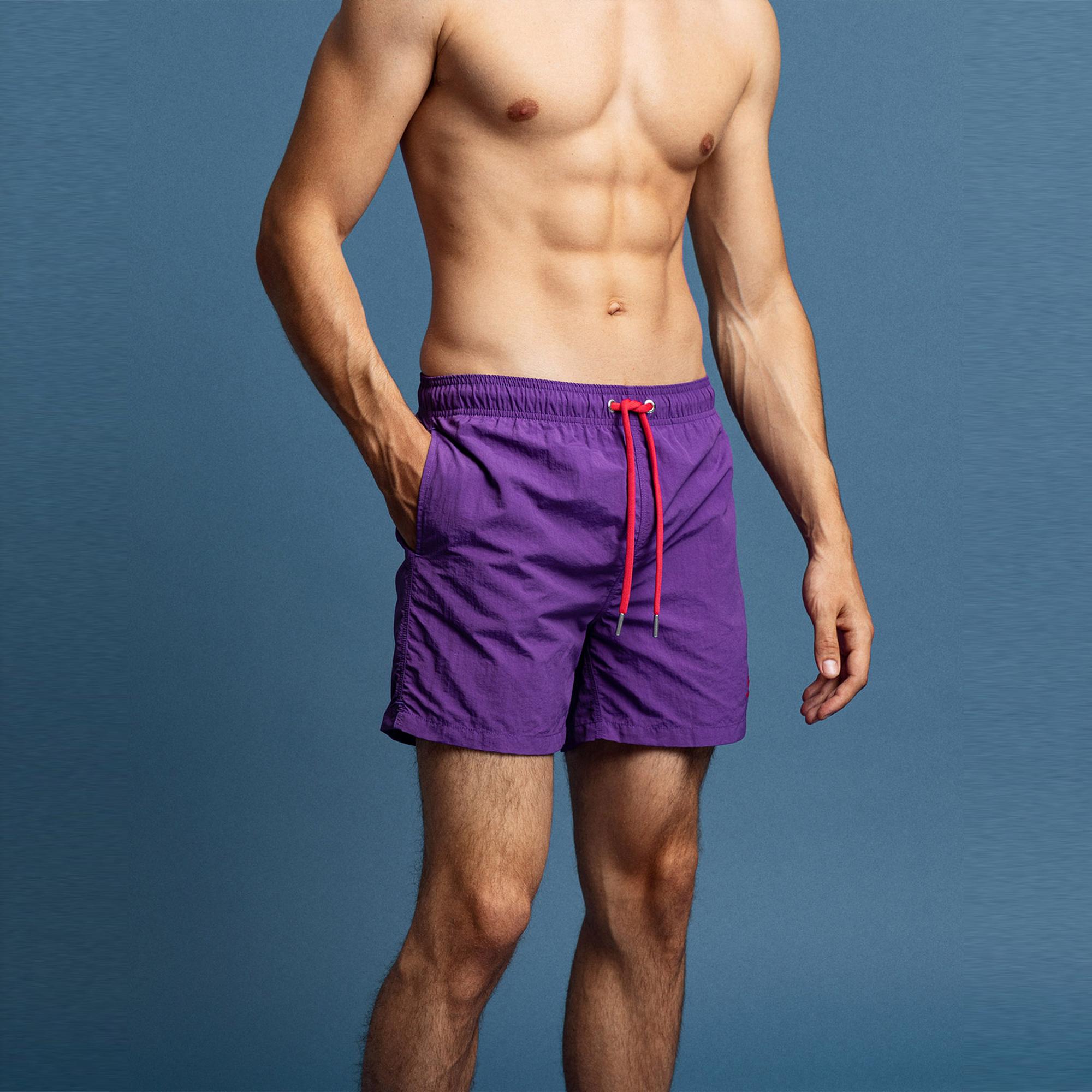 GANT Erkek Mor Mayo Şort