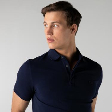  Lacoste Paris Erkek Regular Fit Lacivert Polo