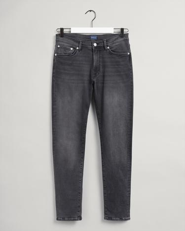  GANT Erkek Siyah Extra Slim Fit Jean Pantolon