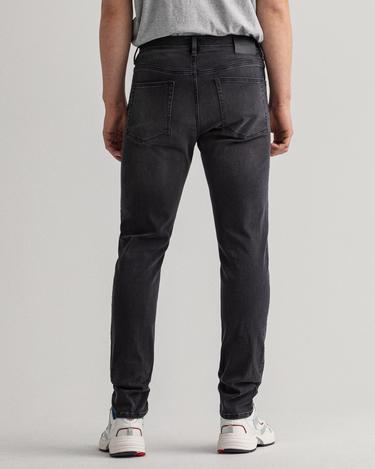  GANT Erkek Siyah Extra Slim Fit Jean Pantolon