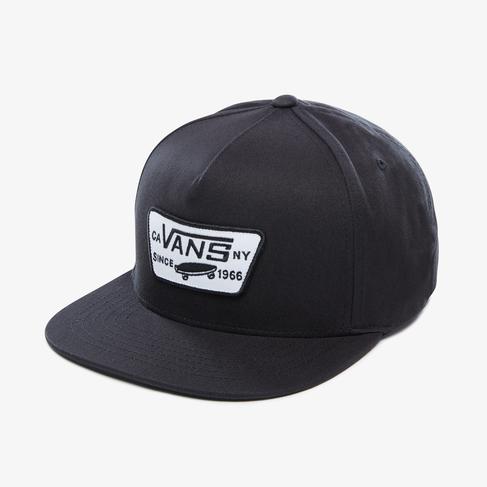  Vans Full Patch Snapback Erkek Siyah Şapka