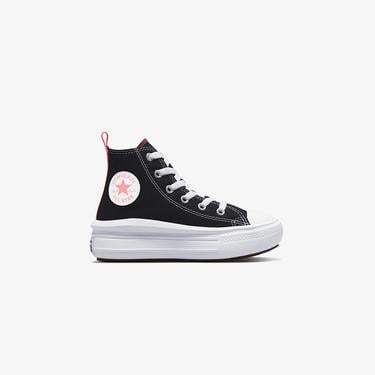  Converse Chuck Taylor All Star Move Çocuk Siyah Platform Sneaker