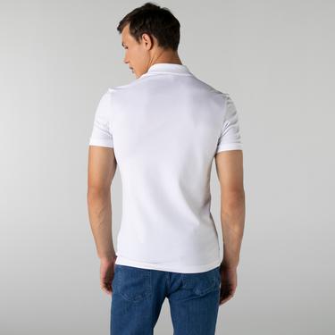  Lacoste Erkek Slim Fit Beyaz Polo