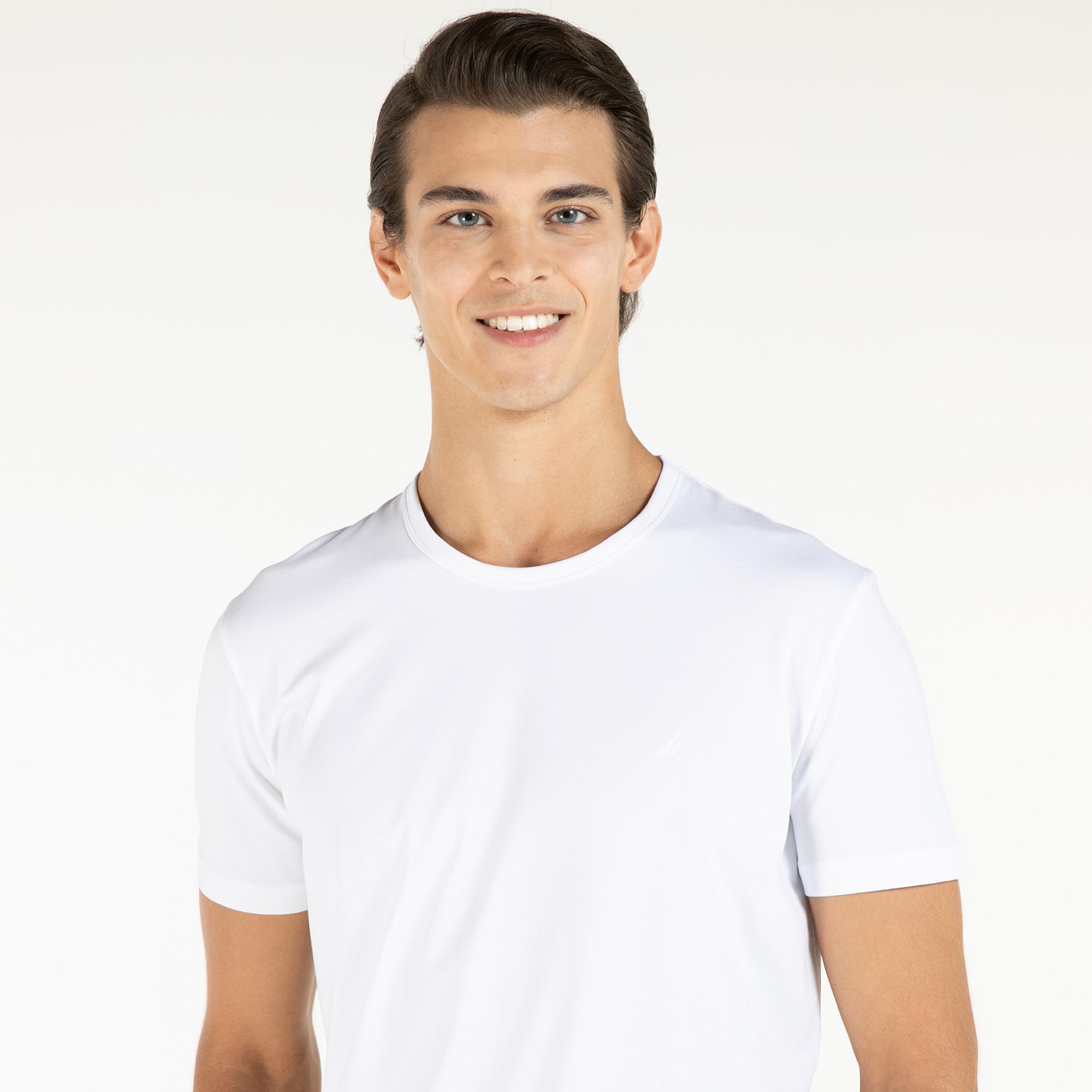 Nautica Beyaz Standart Fit T-Shirt