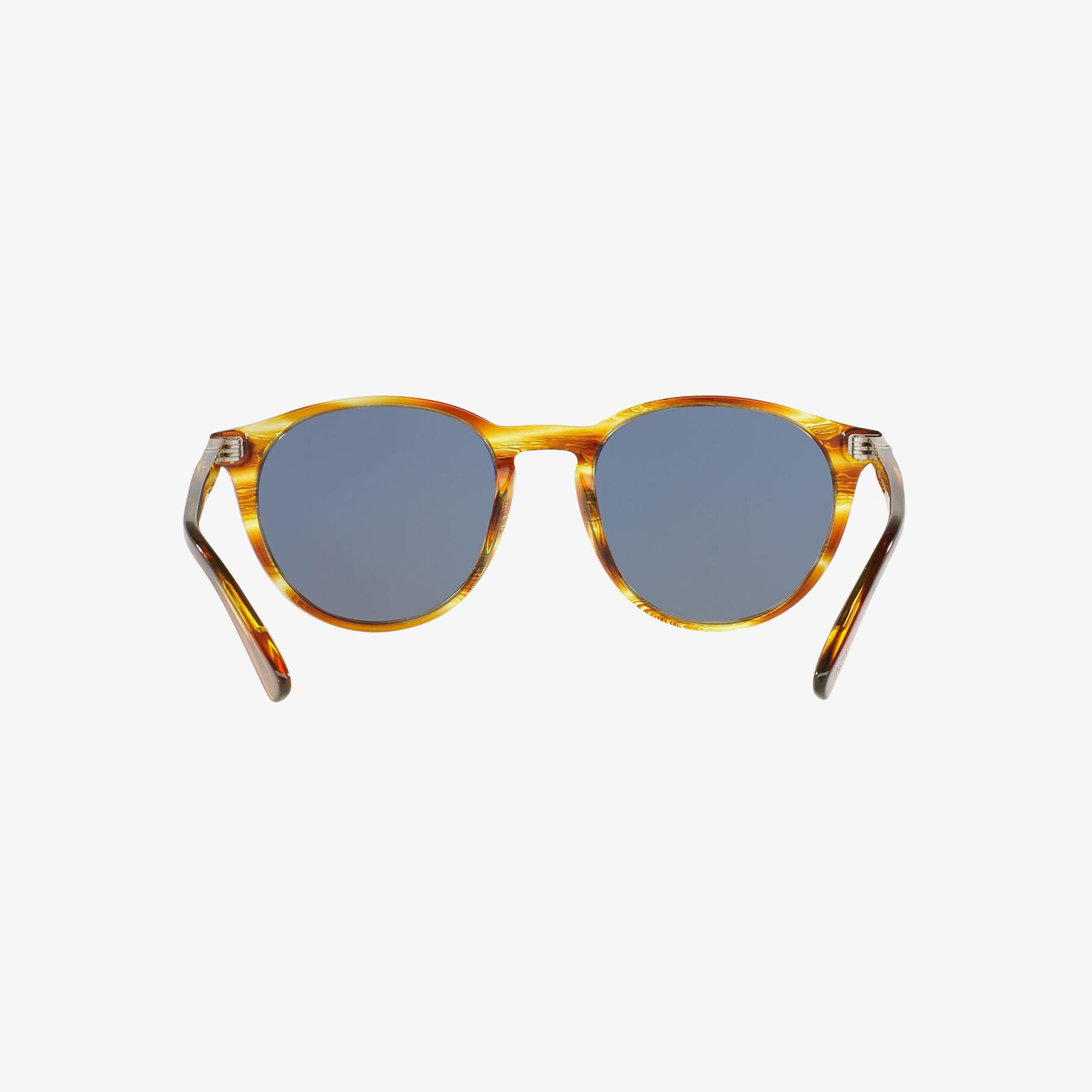 PERSOL 0PO3152S Erkek Striped Brown Yellow Güneş Gözlüğü