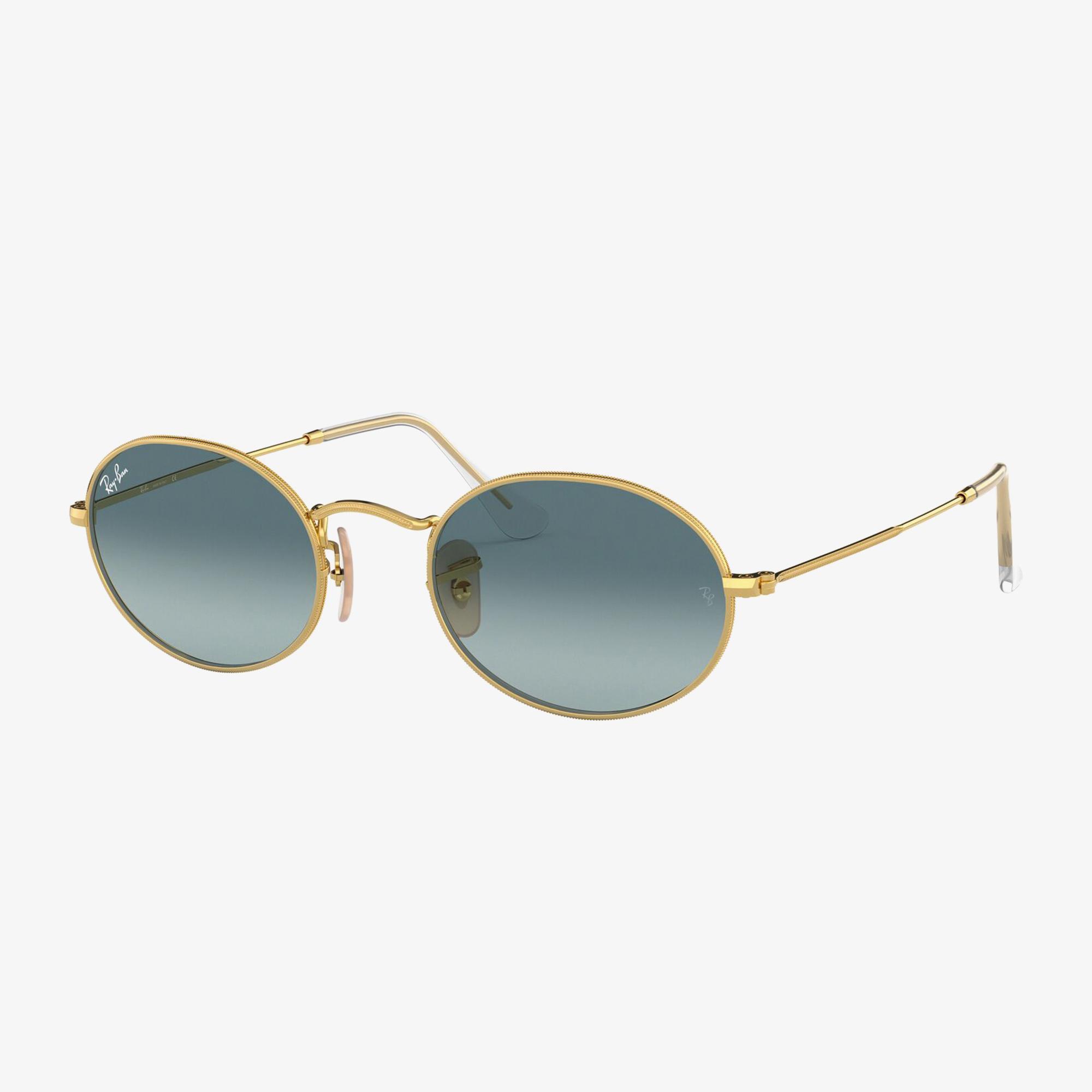 RAY-BAN 0RB3547 Oval Unisex Gold Güneş Gözlüğü