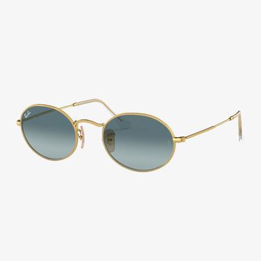  RAY-BAN 0RB3547 Oval Unisex Gold Güneş Gözlüğü