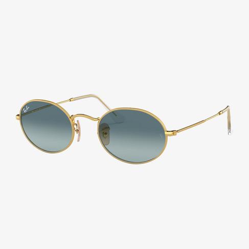  RAY-BAN 0RB3547 Oval Unisex Gold Güneş Gözlüğü