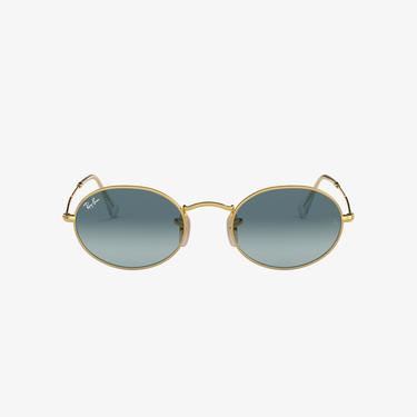  RAY-BAN 0RB3547 Oval Unisex Gold Güneş Gözlüğü
